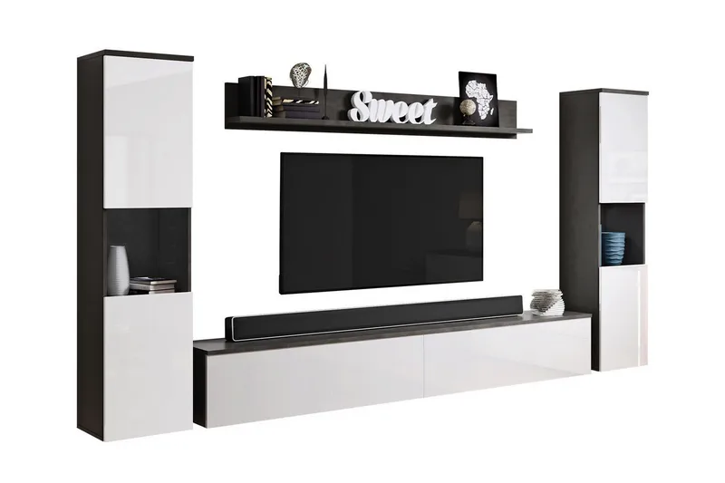 Galbally Møbelsett For Stue, Hvid