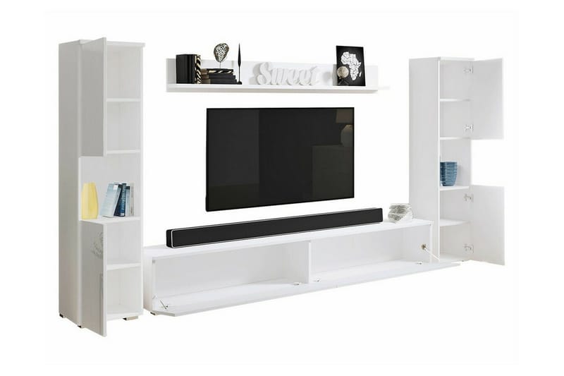 Galbally Möbelset För Vardagsrum Brown - Møbler - Møbelsett - Møbelsett til stue