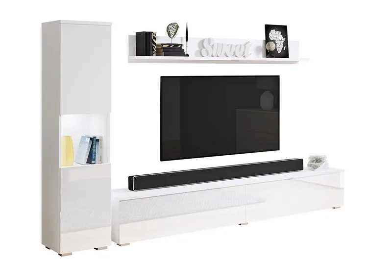 Galbally Möbelset För Vardagsrum White, undefined