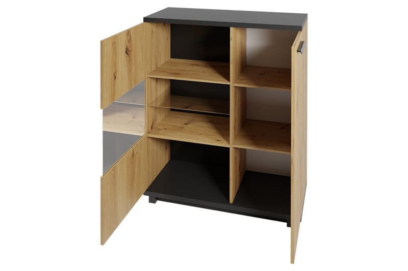 Ines Stuesett - Eik/Svart - Møbler - Møbelsett - Møbelsett til stue