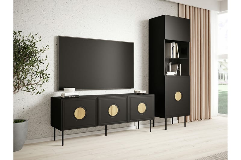 Juniskär Møbelsett for stue - Svart - Møbler - Møbelsett - Møbelsett til stue