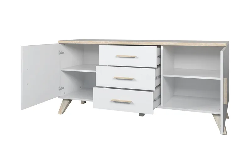 Kardos Stuesett - Natur/Svart - Møbler - Møbelsett - Møbelsett til stue