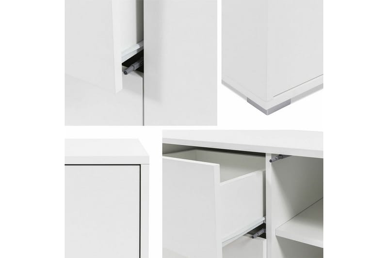 Kintore Möbelset För Vardagsrum White - Møbler - Møbelsett - Møbelsett til stue