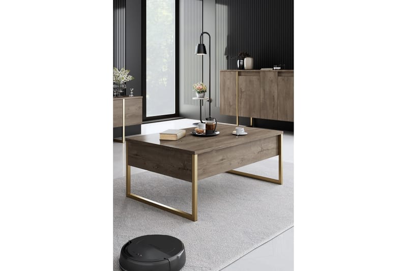 Luxe Møbelsett til stuen - Valnøtt - Møbler - Møbelsett - Møbelsett til stue