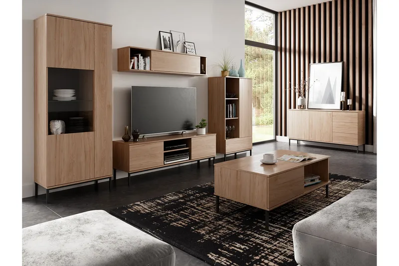 Querty Stuesett LED-belysning 7 Deler Hvit LED, Natur