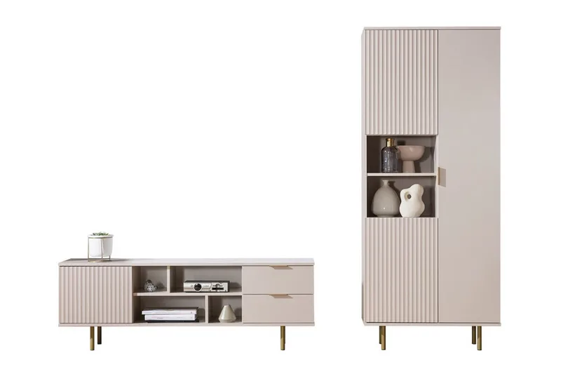 Staffin Møbelsett for Stue, Cashmere