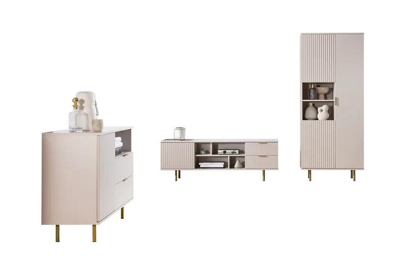 Staffin Møbelsett for Stue - Cashmere - Møbler - Møbelsett - Møbelsett til stue