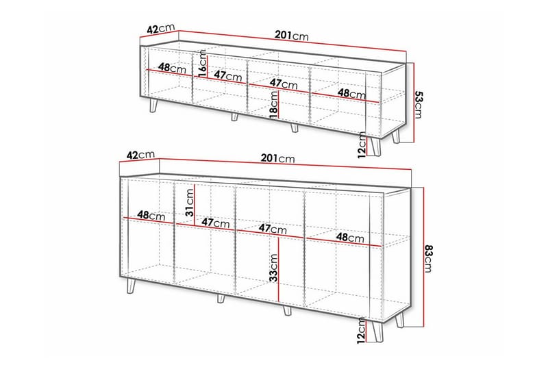 Strontian Möbelset För Vardagsrum Scandinavian Choice Black - Møbler - Møbelsett - Møbelsett til stue
