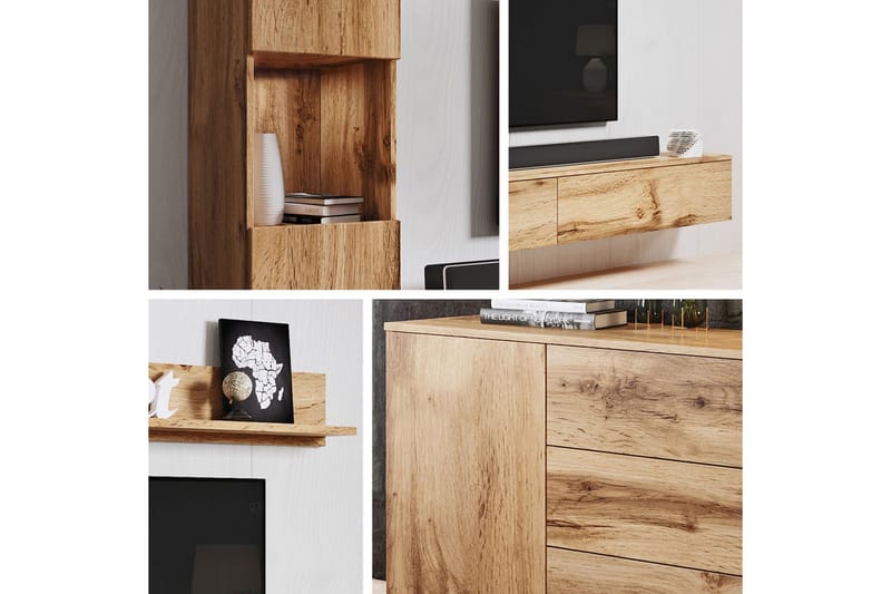 Valga Møbelsett Til Stuen Natur - Natur - Møbler - Møbelsett - Møbelsett til stue