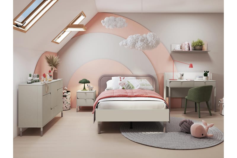 Monfort Møbelsett For Soverom - Beige - Møbler - Møbelsett - Møbelsett til soverom