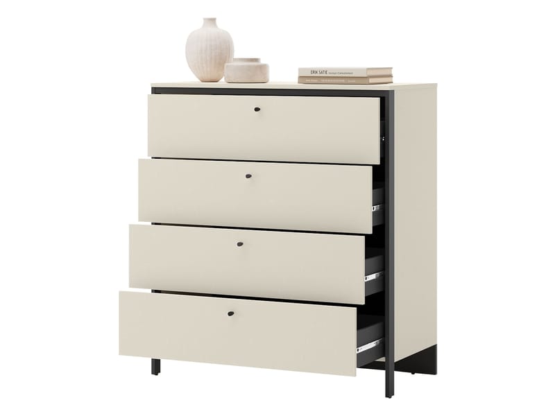 Navron Soveromsmøbelsett - Beige/Svart - Møbler - Møbelsett - Møbelsett til soverom