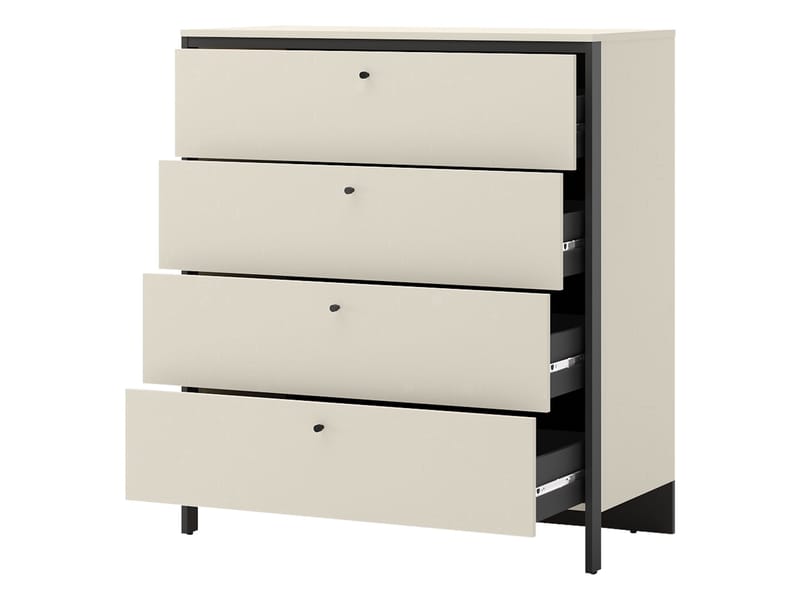 Navron Soveromsmøbelsett - Beige/Svart - Møbler - Møbelsett - Møbelsett til soverom