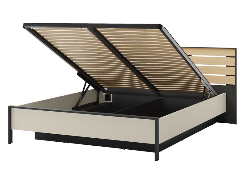 Navron Soveromsmøbelsett - Beige/Svart - Møbler - Møbelsett - Møbelsett til soverom