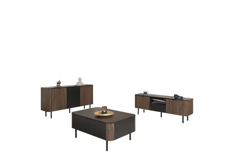 Pollena Møbelsett Til Stue, Brun