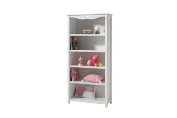 Seng med lamellbunn nattbord garderobe skrivebord bokhylle skuff Amori Hvit - Møbler - Møbelsett - Møbelsett til soverom