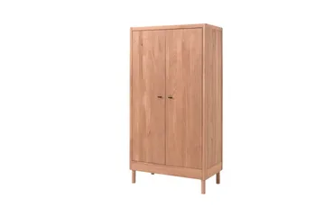 Seng med nattbord garderobe Forrest kommode med 3 skuffer Eik - Eik - Møbler - Møbelsett - Møbelsett til soverom