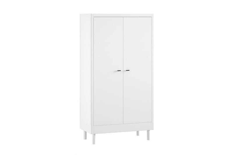 Seng med nattbord garderobe Forrest kommode med 3 skuffer Hvit Bøk - Hvit Bøk - Møbler - Møbelsett - Møbelsett til soverom