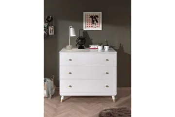 Seng med nattbord garderobe kommode Billy Hvit - Møbler - Møbelsett - Møbelsett til soverom