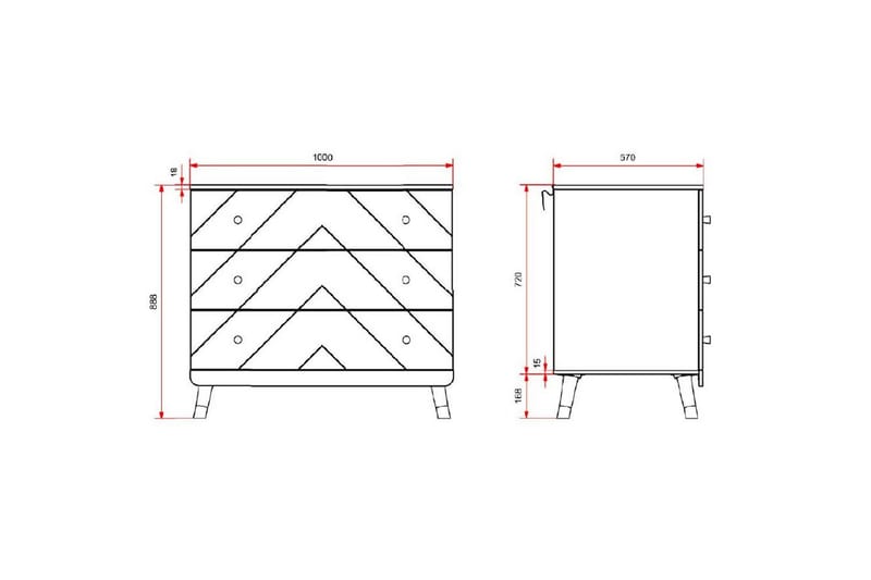 Seng med nattbord garderobe kommode Billy Hvit - Møbler - Møbelsett - Møbelsett til soverom