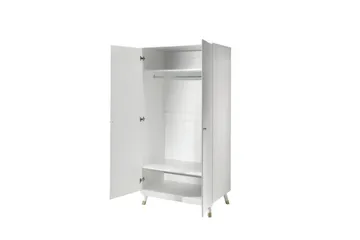 Seng med nattbord garderobe kommode Billy Hvit - Møbler - Møbelsett - Møbelsett til soverom