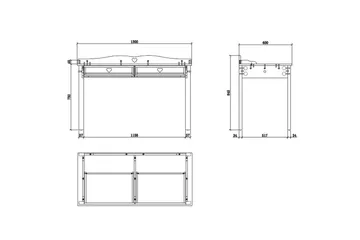 Seng med nattbord garderobe skrivebord Amori Hvit 2-dørs - 2-dørs - Møbler - Møbelsett - Møbelsett til soverom