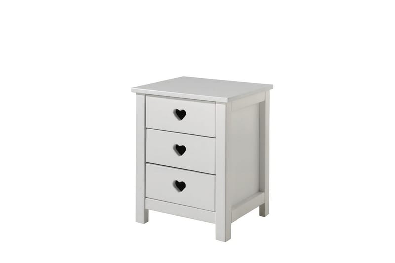 Seng med nattbord garderobe skrivebord Amori Hvit 3-dører - 3-dører - Møbler - Møbelsett - Møbelsett til soverom
