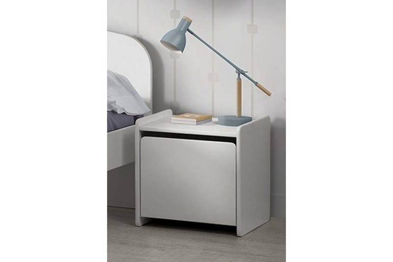 Seng med nattbord Kiddy Hvit - Hvit - Møbler - Møbelsett - Møbelsett til soverom