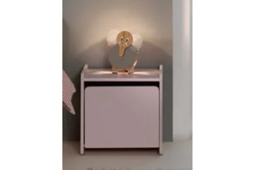 Seng med nattbord Kiddy Rosa - Rosa - Møbler - Møbelsett - Møbelsett til soverom