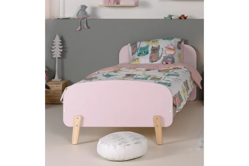 Seng med nattbord Kiddy Rosa - Rosa - Møbler - Møbelsett - Møbelsett til soverom