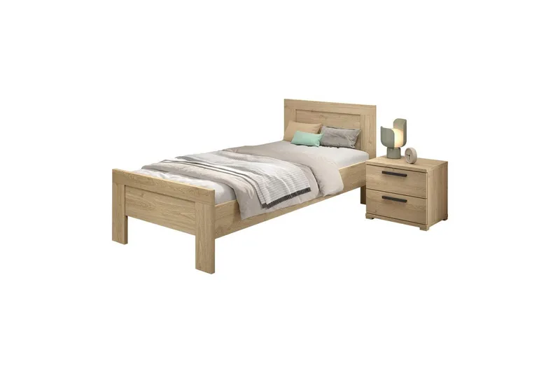 Seng med nattbord Sam, undefined