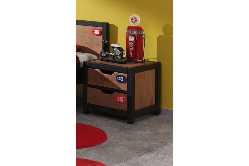 Seng med nattbord skuff garderobe kommode Alex - Møbler - Møbelsett - Møbelsett til soverom