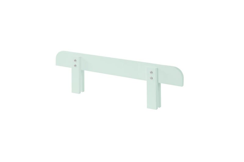 Seng med nattbord Vegghyller Sikkerhetsrail Kiddy Mintgrønn - Mintgrønn - Møbler - Møbelsett - Møbelsett til soverom