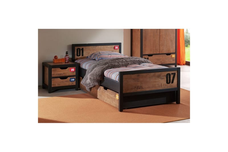 Seng med skuff Nattbord Alex - Møbler - Møbelsett - Møbelsett til soverom