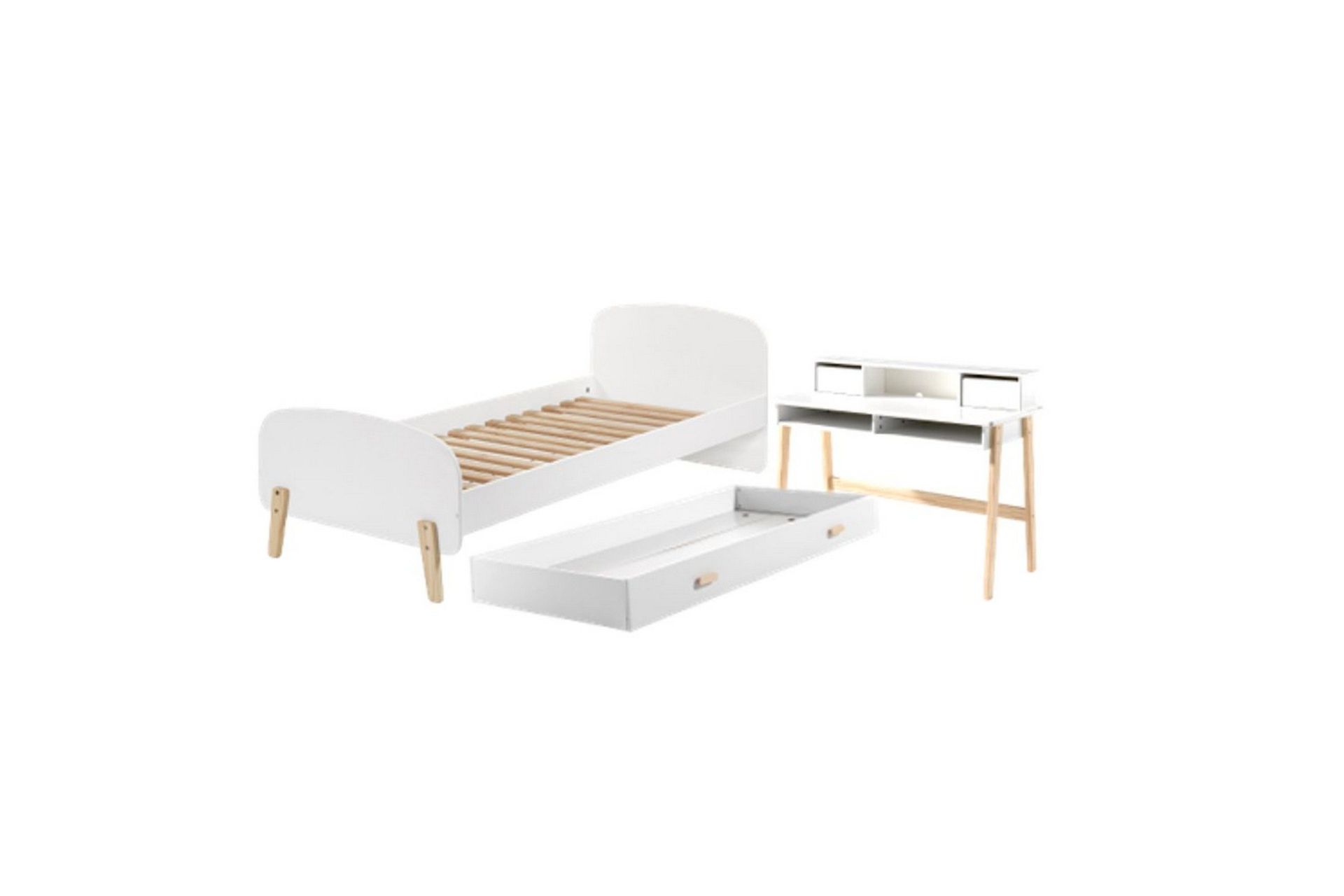 Seng med skuff skrivebord Kiddy -