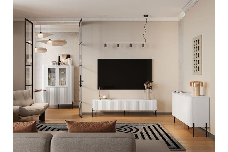 Sherie Møbelsett Til Stuen - Beige - Møbler - Møbelsett - Møbelsett til stue