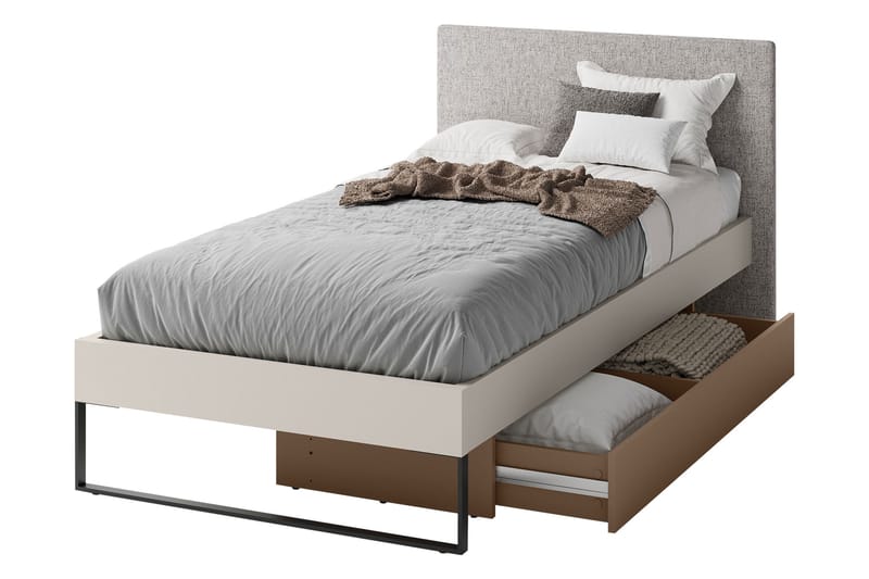 Sigmana Møbelsett For Soverom - Lys Grå/Beige - Møbler - Møbelsett - Møbelsett til soverom