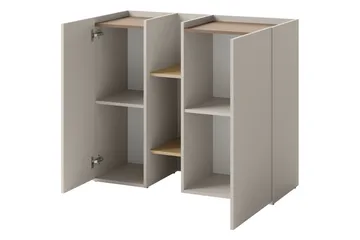 Sigmana Møbelsett For Soverom - Lys Grå/Beige - Møbler - Møbelsett - Møbelsett til soverom