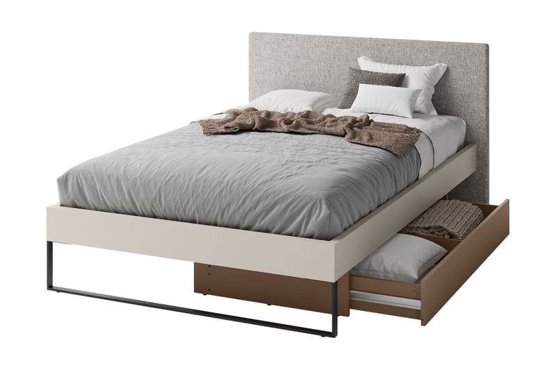 Sigmana Møbelsett For Soverom - Lys Grå/Beige - Møbler - Møbelsett - Møbelsett til soverom