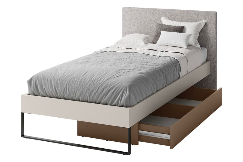 Sigmana Møbelsett For Soverom - Lys Grå/Beige - Møbler - Møbelsett - Møbelsett til soverom