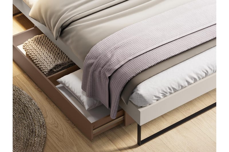 Sigmana Møbelsett For Soverom - Lys Grå/Beige - Møbler - Møbelsett - Møbelsett til soverom