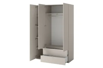 Sigmana Møbelsett For Soverom - Lys Grå/Brun/Beige - Møbler - Møbelsett - Møbelsett til soverom