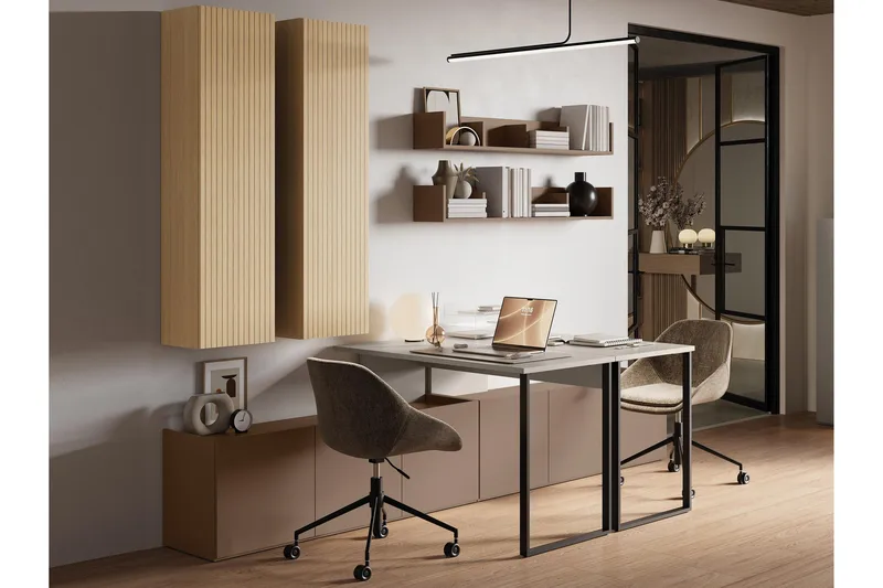 Sigmana Møbelsett For Stue - Lys Grå/Beige - Møbler - Møbelsett - Møbelsett til stue