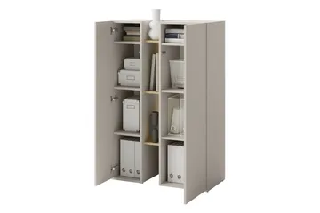 Sigmana Møbelsett For Stue - Lys Grå/Brun/Beige - Møbler - Møbelsett - Møbelsett til stue