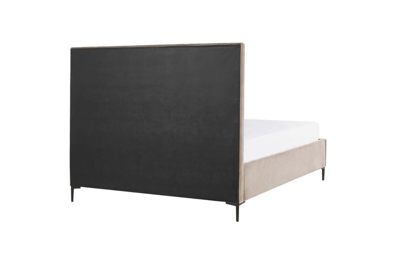 Soveromssett Sezanne Beige/grå/svart, 160x200 cm, Fløyel - Beige/grå/svart, 160x200 cm, Fløyel - Møbler - Møbelsett - Møbelsett til soverom