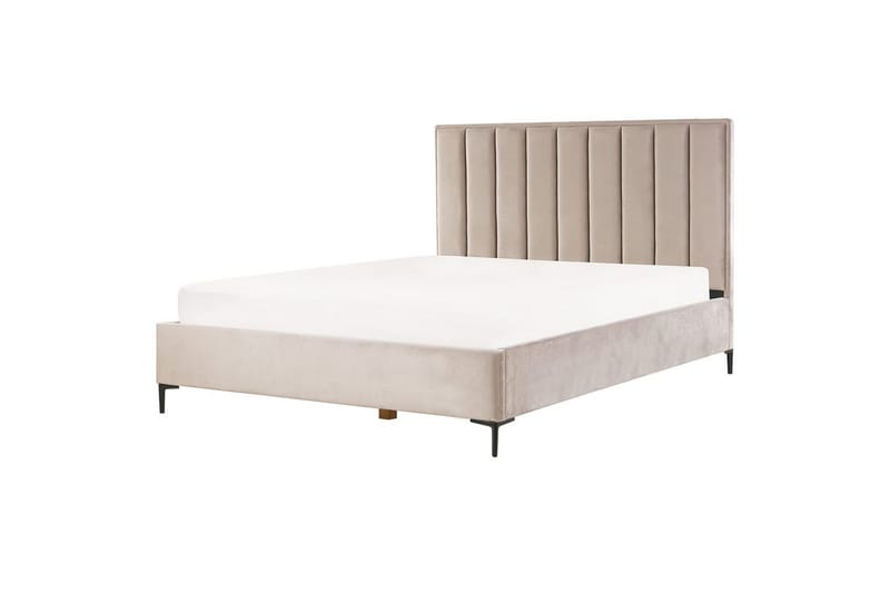 Soveromssett Sezanne Beige/grå/svart, 180x200 cm, Fløyel - Beige/grå/svart, 180x200 cm, Fløyel - Møbler - Møbelsett - Møbelsett til soverom