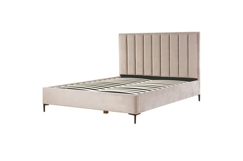 Soveromssett Sezanne Beige/grå/svart, 180x200 cm, Fløyel - Beige/grå/svart, 180x200 cm, Fløyel - Møbler - Møbelsett - Møbelsett til soverom