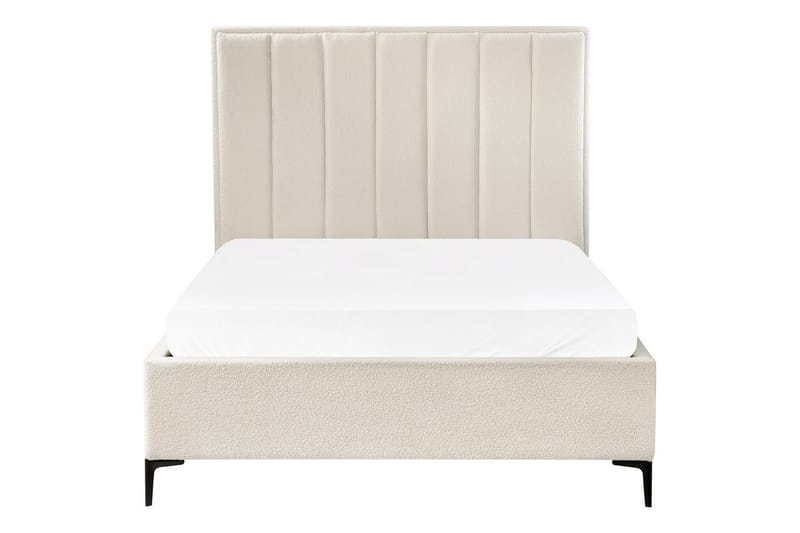 Soveromssett Sezanne Hvit/Svart, 140x200 cm, Bouclé - Hvit/Svart, 140x200 cm, Bouclé - Møbler - Møbelsett - Møbelsett til soverom