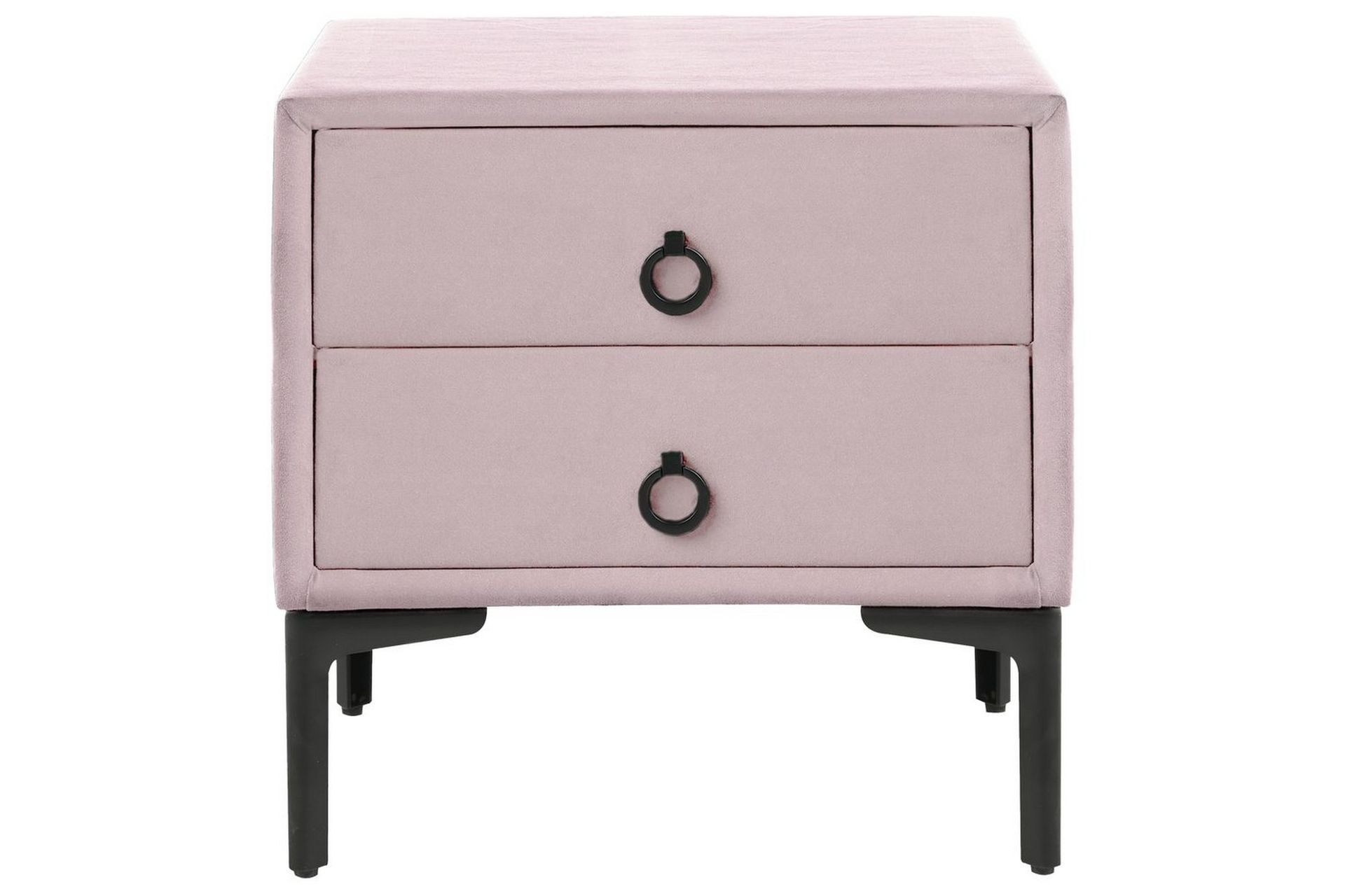 Soveromssett Sezanne Rosa/Svart, 160x200 cm, Fløyel - Rosa/Svart, 160x200 cm, Fløyel - Møbler - Møbelsett - Møbelsett til soverom