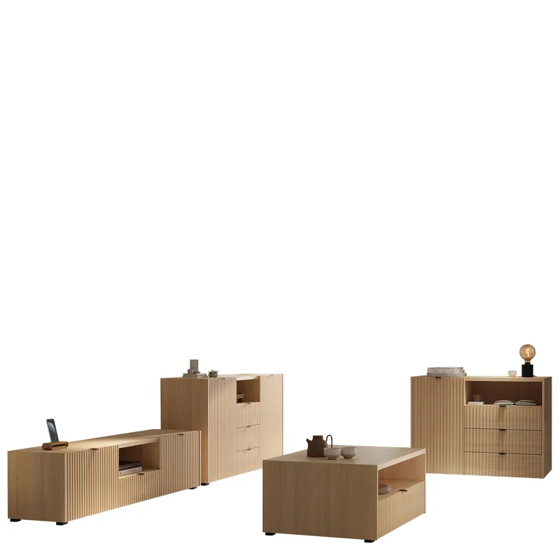 Sovren Møbelsett for stue, Brun