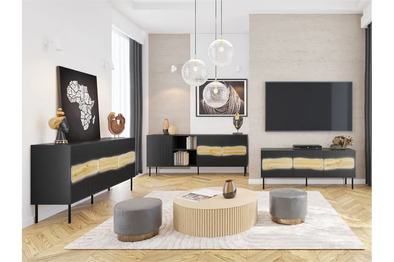 Stintino Møbelsett Til Stue - Beige/Brun - Møbler - Møbelsett - Møbelsett til stue